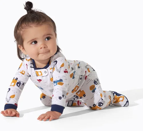 Miniatura 3 de Onesies Brand Paquete de 4 mamelucos Sleep 'N Play para bebés