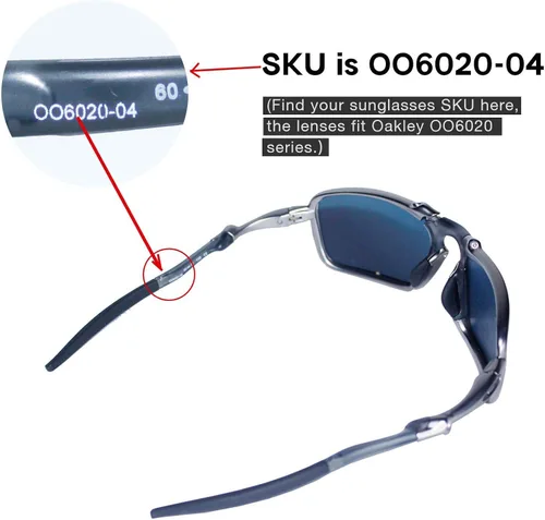 Miniatura 4 de Walleva - Lentes de repuesto para gafas de sol Oakley Badman, varias opciones disponibles