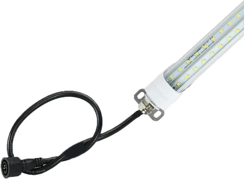 Tubo de luz LED T8 de 4 pies para refrigerador, 18 W, 2520 lm, luz diurna blanca de 5000 K, luz diurna no regulable, luces LED para refrigerador o 1