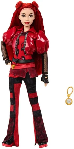 Miniatura 6 de Mattel Disney Descendants: La Rebelión de Red Muñeca de Moda y Accesorio – Rojo, Hija de la Reina de Corazones con Ropa Inspirada en la Película