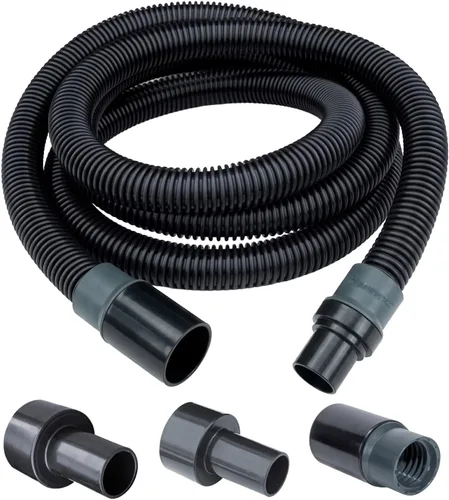 Miniatura 10 de POWERTEC 70296 Reemplazo del adaptador de manguera atornillada, adaptador de manguera roscada de 1-1/2 pulgadas para kits de montaje POWERTEC 70175