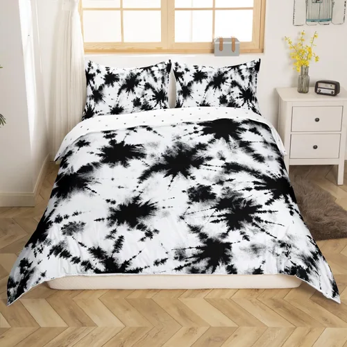 Miniatura 13 de Juego de ropa de cama floral, funda de edredón de flores de iris de colibrí, tamaño matrimonial, jardín, botánico, magnífica, funda de edredón