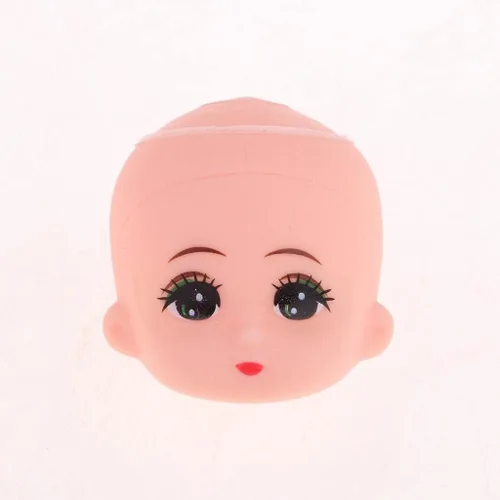 Miniatura 5 de Esquirla 10 piezas de ojos grandes bebé esculpir sin el pelo llavero bebé juguete DIY cuerpo personalizado partes