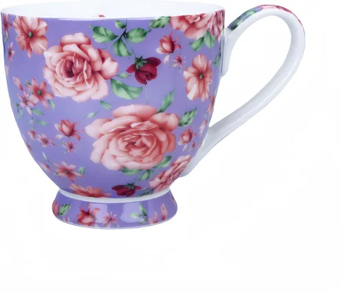 Miniatura 9 de Tazas de café de porcelana de hueso de 16oz para mujeres Tazas Flora Tazas de café y té Novedades Tazas de café para regalar a mujeres, mamá, amigas