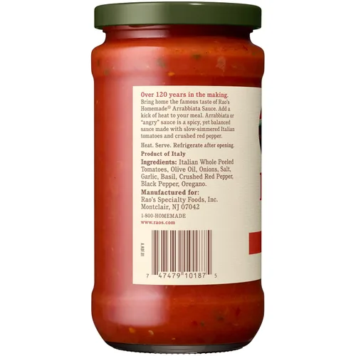 Miniatura 5 de Salsa Raos Arrabbiata, 15.5 OZ