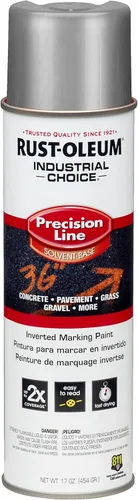 Miniatura 31 de Rust-Oleum 203023 Industrial Choice - Pintura en aerosol para marcado a base de disolvente invertido, 17 onzas, verde fluorescente