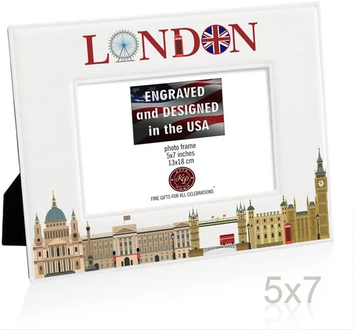 Miniatura 5 de KATE POSH Marco de fotos de Londres, vacaciones familiares en Londres, luna de miel, boda, decoración de Londres (5 x 7 horizontal)