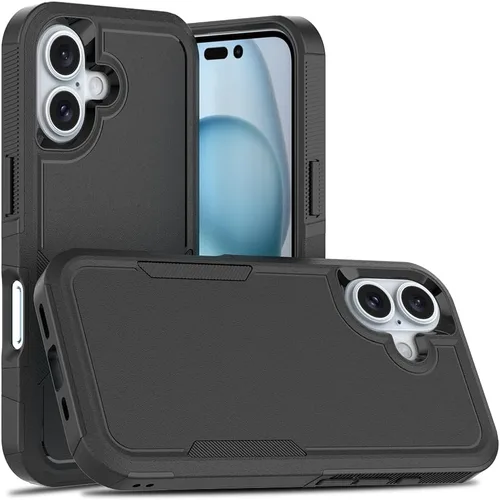 Miniatura 53 de Funda WOGROO para iPhone 8 Plus, iPhone 7 Plus de 5.5 pulgadas, funda protectora para teléfono a prueba de golpes, fuerte y duradera, color negro