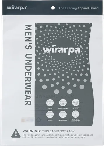 Miniatura 12 de wirarpa Men's Underwear Modal Microfiber Briefs No Fly Covered Waistband Silky Touch Underpants 4 Pack
