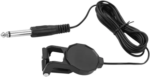 Miniatura 5 de Pastilla de violín, conector de audio de 0.250 in, micrófono piezoeléctrico para violín, guitarra acústica