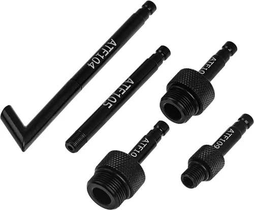 Miniatura 5 de 5 piezas de adaptadores de llenado ATF, adaptador de llenado de aceite de transmisión automática compatible con VW Audi 09G 01J CVT DSG