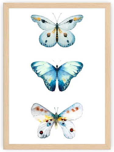 Miniatura 12 de Arte de pared de mariposas - Decoración de mariposas rosadas - Impresión artística de acuarela - 11 x 14 - Póster sin marco