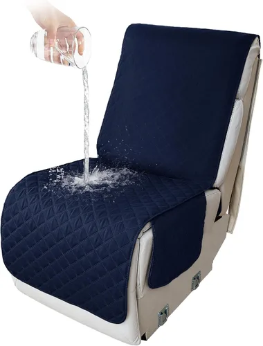 Miniatura 111 de HDCAXKJ Fundas de sofá seccional reclinable 100% impermeable, forma de L, funda de sofá reclinable lavable acolchada suave para mascotas, perro