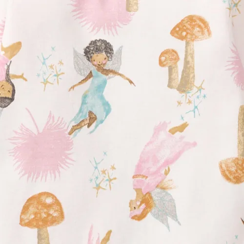 Miniatura 96 de Burt's Bees Baby Pijama para bebé niña, 100% algodón orgánico, pijama de una pieza, overol diagonal con cremallera, ajuste cómodo