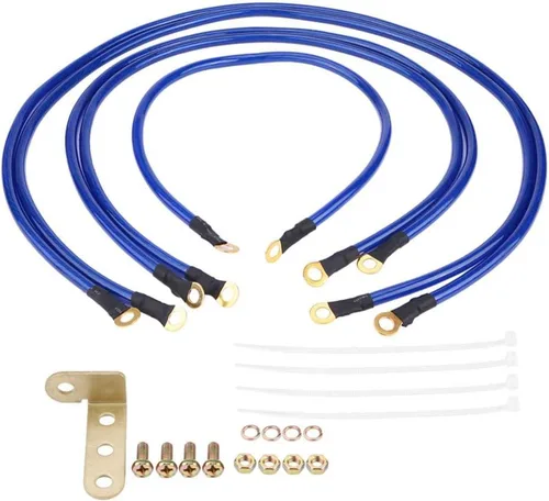Cable de tierra universal para automóvil, 5 unidades, cable de tierra de PVC universal para automóvil, accesorio de cable de tierra