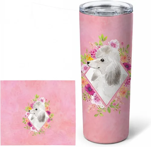Miniatura 86 de Caroline's Treasures CK4270TBL20 - Vaso delgado de acero inoxidable de 20 onzas con aislamiento al vacío de doble pared, reutilizable