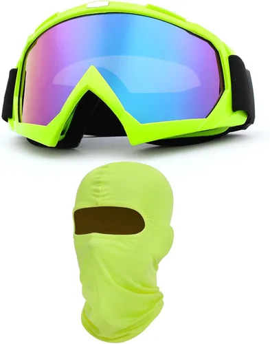 Miniatura 27 de Gafas de motocicleta con máscara facial, resistentes al viento, gafas de esquí de carreras de motocross, gafas protectoras de seguridad