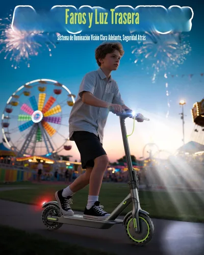 Miniatura 6 de MAXSHOT Electric Scooter Adults & Big Kids, Top Speed 9/16/19MPH, 10/12/16/19Miles Range, 6.5"/8.5" Tires Folding Escooter, APP Control Negro