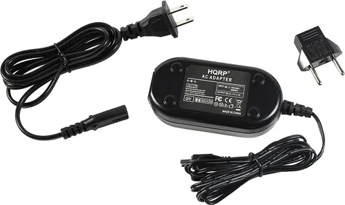 Miniatura 6 de HQRP – Adaptador AC/cargador de repuesto para JVC gr-da30u/videocámara GR-DA30US con EE. UU. Cord & Euro plug adapter