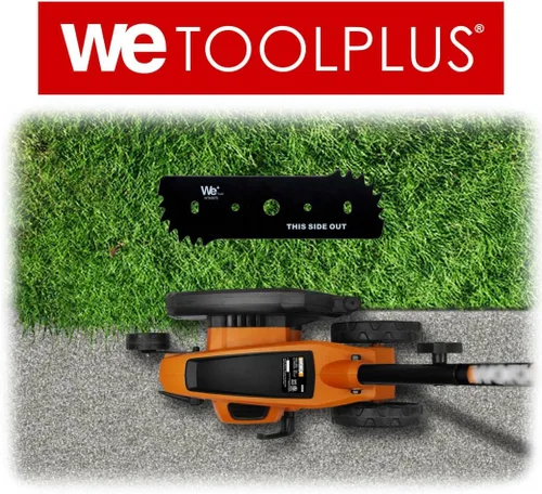 Miniatura 3 de Cuchilla de repuesto de bordeadora eléctrica de 7.5 pulgadas con arandelas de montaje, compatible con Worx WA0034 para WG895 y WG896 WTA0077