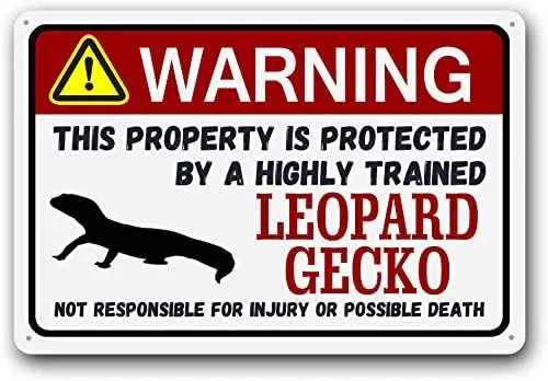 Miniatura 14 de Eveokoki Letrero de cuervo – Divertido letrero de advertencia de metal para mascotas, exótico y pequeño regalo para mascotas, 8 x 5.5 pulgadas