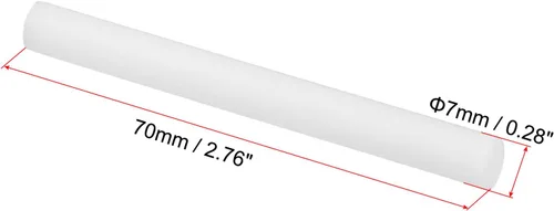 Miniatura 2 de PATIKIL Varillas de filtro de algodón humidificador, 20 piezas de repuesto de mechas de filtro para mini humidificadores USB, difusor portátil