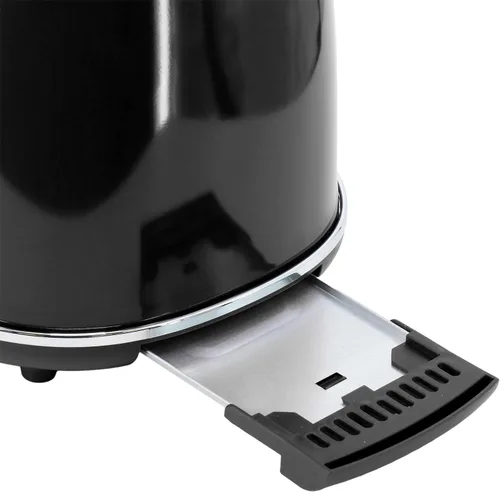 Miniatura 6 de MegaChef Tetera eléctrica de 1.7 litros y tostadora de 2 rebanadas (Negro)