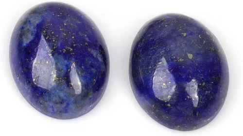 Miniatura 34 de GEM-Inside - Cuentas ovaladas sueltas de amatista, cabujón, cuentas naturales para joyería y anillos, colgantes, 0.236 x 0.315 pulgadas, 5