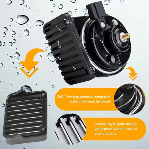 Miniatura 4 de FARBIN Bocina de coche compatible con Toyota/Lexus/Subaru 12V impermeable bocinas automáticas fuertes con enchufe de bocina de 1 a 2