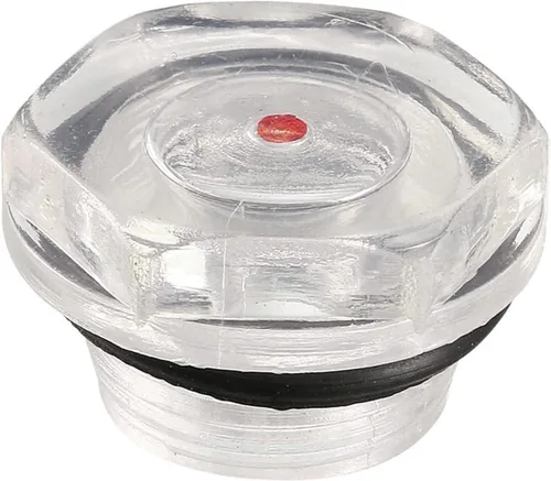 Miniatura 4 de M METERXITY Mirilla de plástico para nivel de aceite con junta tórica, accesorios para compresor de aire, comprueba el nivel de aceite de la bomba