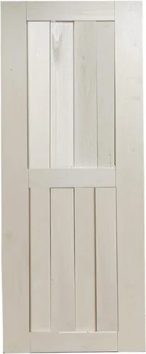 Miniatura 16 de Homacer Puerta de granero de madera maciza de 34 pulgadas de ancho x 84 pulgadas de alto x 1-3/8 pulgadas de profundidad, acabado y sin ensamblar