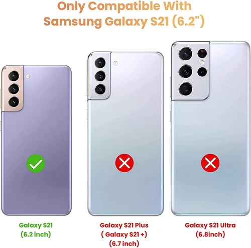 Miniatura 168 de Tuokiou Funda para Samsung Galaxy A14 5G, Fundas Protectoras Transparentes con Ranura para Tarjetas, Funda Cartera de TPU Suave Ajustada Resistente