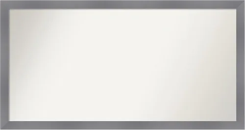 Miniatura 88 de Amanti Art Espejo personalizado, espejo de baño gris plomo a rayas, espejo de pared o espejo de tocador de baño sobre el fregadero
