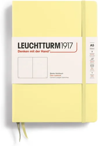 Miniatura 108 de LEUCHTTURM1917 - Cuaderno de tapa dura mediano A5 con 251 páginas numeradas para escritura y diario (verde menta, con puntos)