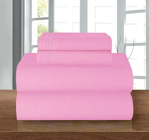 Miniatura 42 de Elegant Comfort - Juego de sábanas de 4 piezas de microfibra, 1500 hilos, sin arrugas, sábana bajera elástica, esquinas tipo bolsillos profundos