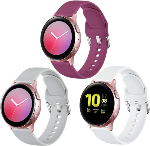 Miniatura 15 de Lerobo - Bandas compatibles con Samsung Galaxy Watch Active/Active 2 de 1.57 y 1.73 pulgadas/Galaxy Watch 1.65 pulgadas. Correa de reloj