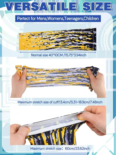Miniatura 8 de 10 pares de mangas de protección solar UV brazo mangas de enfriamiento antideslizante compresión deportes poliéster Ciclismo cubiertas