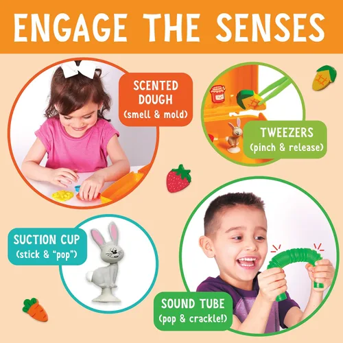 Miniatura 5 de Creativity for Kids Sensory On The Go: Farmers Market - Kit sensorial de aprendizaje preescolar y para niños pequeños, actividades sensoriales