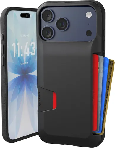 Miniatura 38 de Smartish - Funda tipo cartera para iPhone 11, diseño de cartera volumen 1 [delgada + protectora] con tarjetero - probada para caídas con ranura