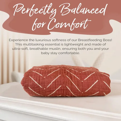 Miniatura 6 de Itzy Ritzy Breastfeeding Boss Funda Multiusos – Una Funda de Lactancia, Manta Envolvente, Funda para Asiento de Automóvil, Alfombrilla para Tiempo