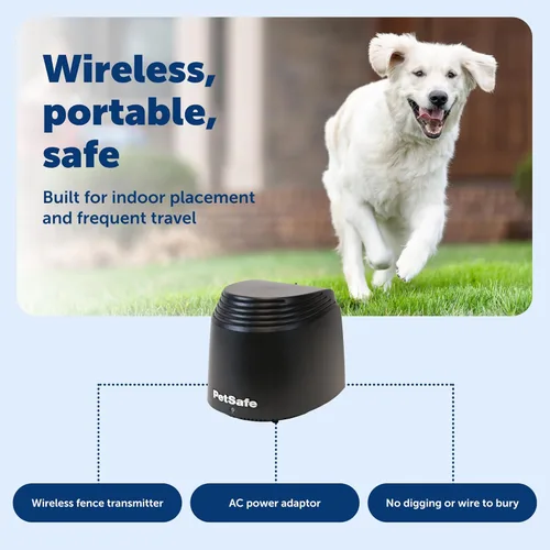 Miniatura 5 de PetSafe Stay & Play Transmisor Adicional para Cerca Inalámbrica Compacta - Añade Hasta 3/4 de Acre a la Cerca Inalámbrica Stay & Play o Sistema