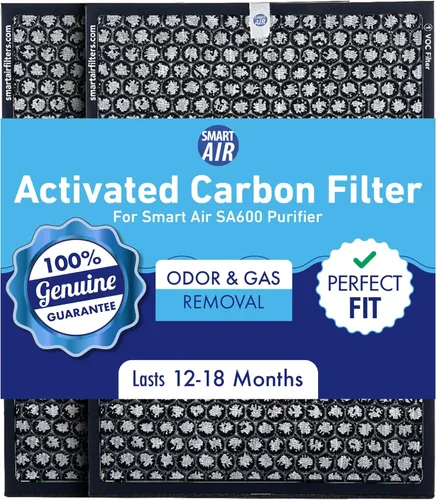 Miniatura 8 de Smart Air (también conocido como Smart Health) SA600 - Filtro HEPA de repuesto genuino (paquete de 2) - 99.97% de filtración de partículas