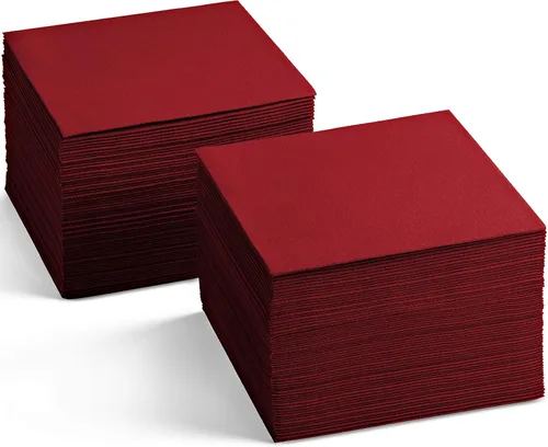 Miniatura 15 de Servilletas de cóctel desechables con tacto de lino, paquete de 200 servilletas de papel AMETHYST de 5 x 5 pulgadas para bar, restaurante