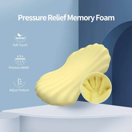 Miniatura 3 de Almohada de apoyo lumbar ajustable RESTCLOUD de espuma viscoelástica para dormir, almohada de apoyo para la espalda con alivio del dolor lumbar