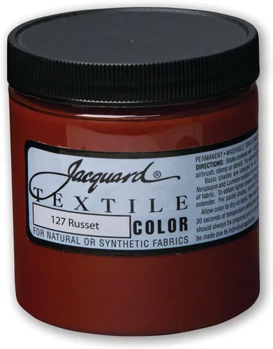 Miniatura 9 de Jacquard Pintura Textil 8 Oz Negro