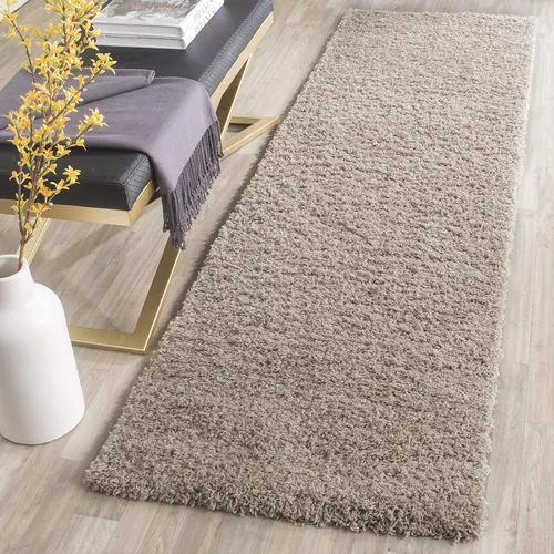 Miniatura 43 de SAFAVIEH Laguna Shag Collection - Alfombra decorativa, 2 pies 3 pulgadas x 4 pies, color beige, diseño sólido, no desprende pelusa y de fácil