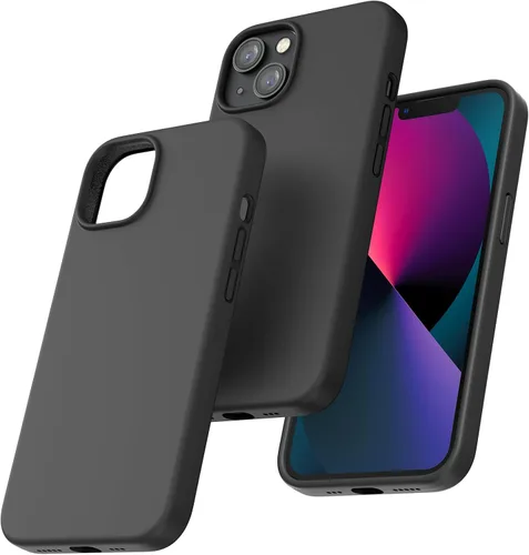 Miniatura 17 de TOCOL Funda delgada de silicona para iPhone 13 de 6.1 pulgadas, ajuste preciso, antideslizante, protección contra caídas, verde alpino