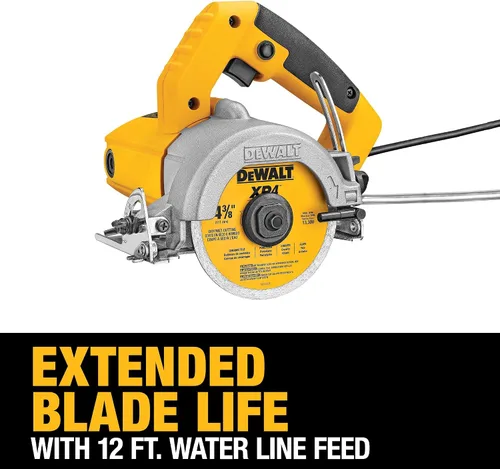 Miniatura 6 de DEWALT DWC860W – Sierra de mampostería para trabajos en mojado/seco, 4-3/8 pulgadas