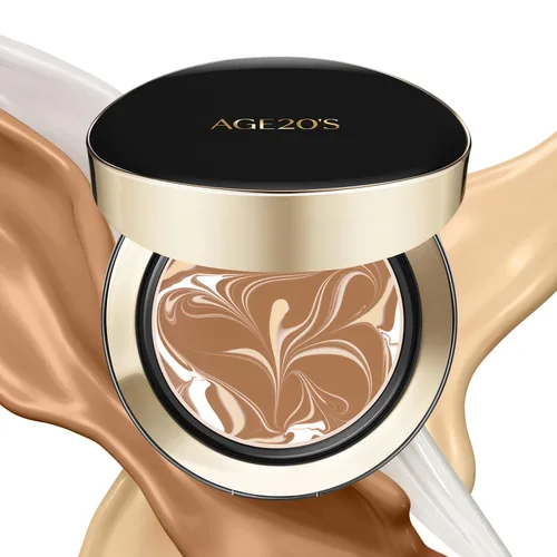 Miniatura 25 de AGE20'S Signature Essence Pact SPF 50+ Paquete de 1 13C PORCELANA Base en crema, acabado luminoso, cobertura natural Base cushion coreana