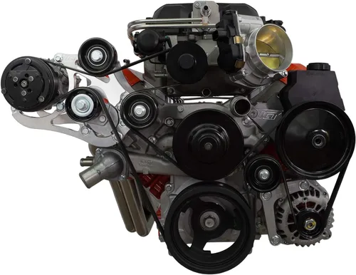 Miniatura 3 de LSA Supercharger High Mount A/C Sanden 7176 Kit de soporte de compresor CTS-V ZL1 SD7